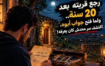 رجع قريته بعد 20 سنة.. ولما فتح جواب أبوه، اكتشف سر محدش كان يعرفه! 😱