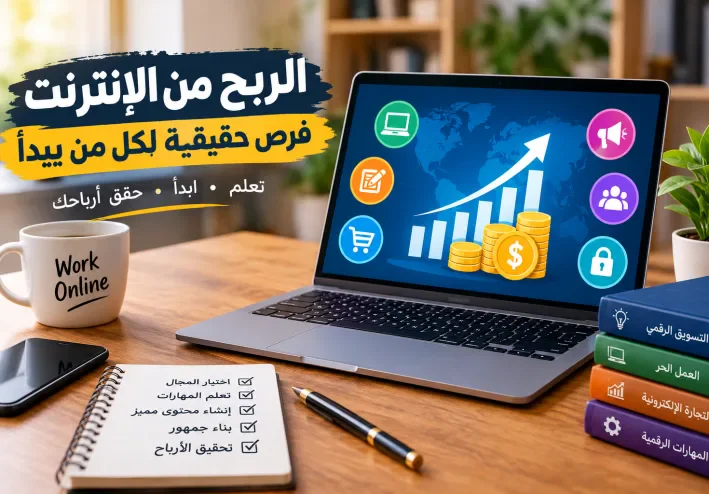 الربح من الإنترنت للمبتدئين: أفضل طرق البدء في 2026