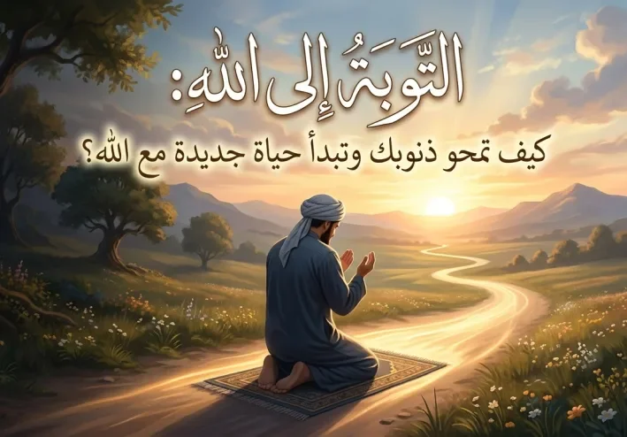 التوبة إلى الله: كيف تمحو ذنوبك وتبدأ حياة جديدة مع الله؟