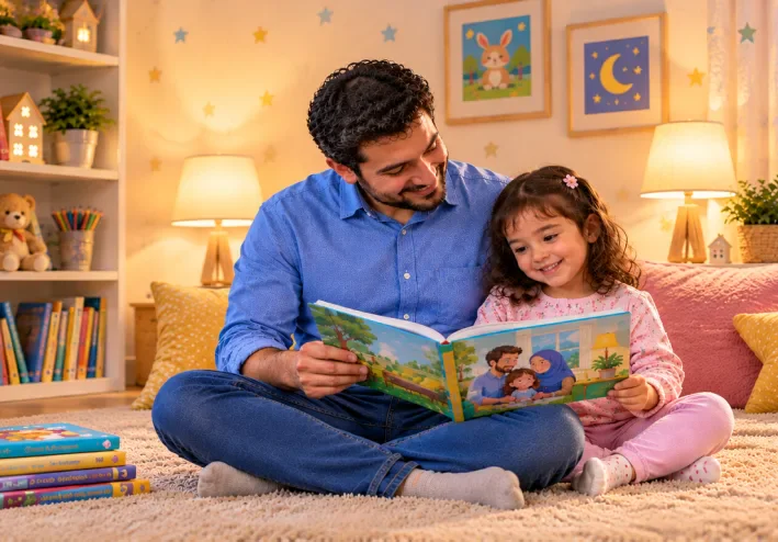 كيف ننمّي حب القراءة عند الأطفال من 3 إلى 7 سنوات؟ دليل عملي بالقصص العربية