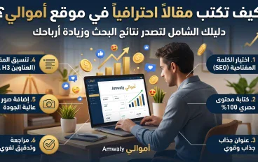 كيف تكتب مقالًا احترافيًا على أموالي بالذكاء الاصطناعي؟ أدوات مجانية وأمثلة عملية لزيادة فرص ظهورك 