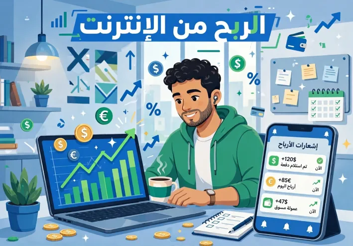 الربح من الإنترنت للمبتدئين: كيف تبدأ من الصفر؟