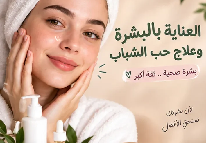 العناية بالبشرة وعلاج حب الشباب