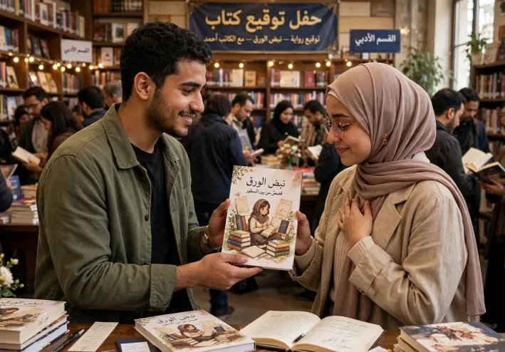 كان بيجى المكتبه مخصوص ليه