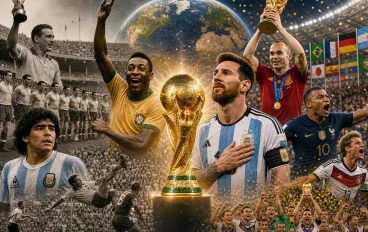 المختصر لتاريخ كاس العالم -رحلة 96 عامًا من الشغف والمجد والمفاجآت الكروية