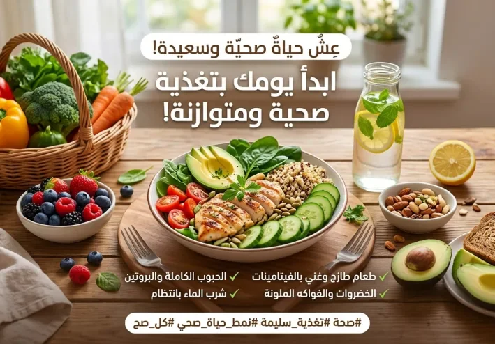 أهمية التغذية الصحية في الحفاظ على صحة الجسم والوقاية من الأمراض