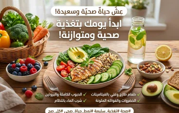 أهمية التغذية الصحية في الحفاظ على صحة الجسم والوقاية من الأمراض