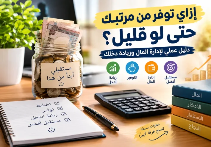 إزاي توفر من مرتبك حتى لو قليل؟ دليل عملي لإدارة المال وزيادة دخلك
