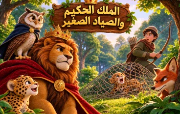 الملك الحكيم والصياد الصغير