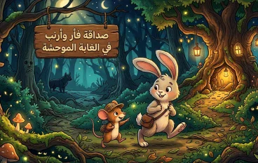 صداقة فأر وارنب فى الغابه 