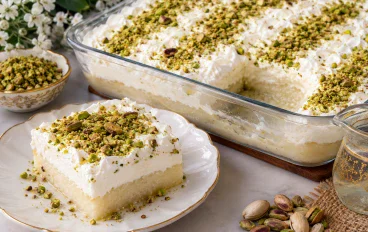 طريقة عمل ليالي لبنان الأصلية بالقشطة والفستق الحلبي
