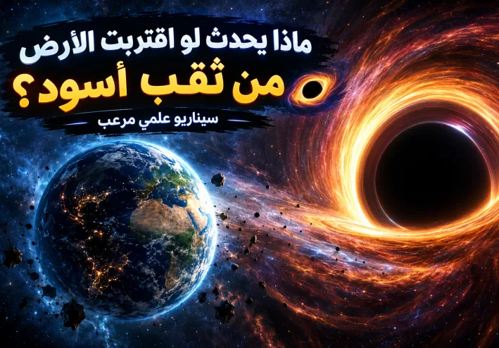 🌌 ماذا يحدث لو اقتربت الأرض من ثقب أسود؟ سيناريو علمي مرعب