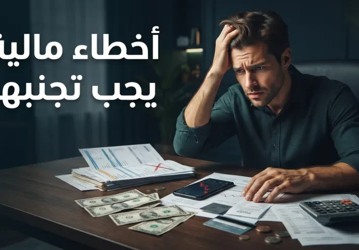 أخطاء مالية يجب تجنبها: 8 أخطاء قد تستنزف أموالك وكيف تتفاداها