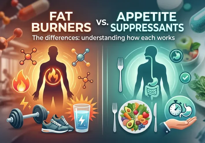 Fat Burners vs. Appetite Suppressants