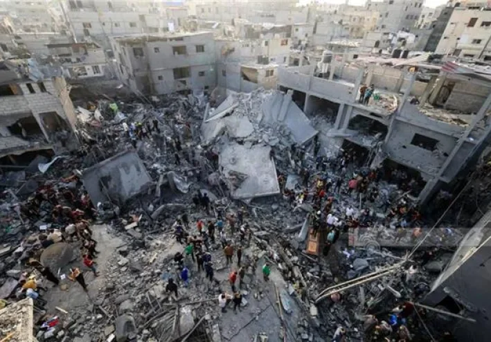استشهاد 7 فلسطينيين جراء قصف إسرائيلي على غزة