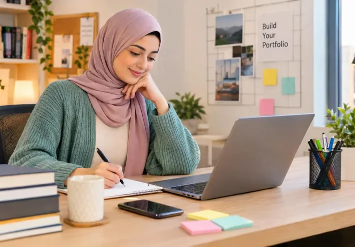 كيفية إنشاء معرض أعمال احترافي للمبتدئين بدون خبرة أو عملاء سابقين