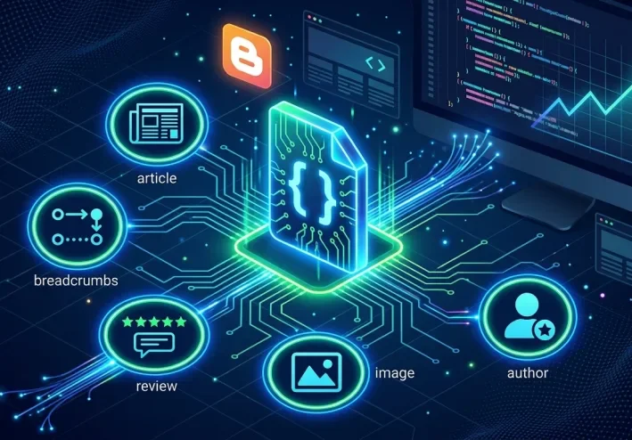 ما هي تقنية Schema للبيانات المنظمة في قالب بلوجر SEOTurbo Pro؟