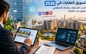 تسويق العقارات في 2026.. أحدث الاتجاهات والذكاء الاصطناعي وطرق جذب العملاء