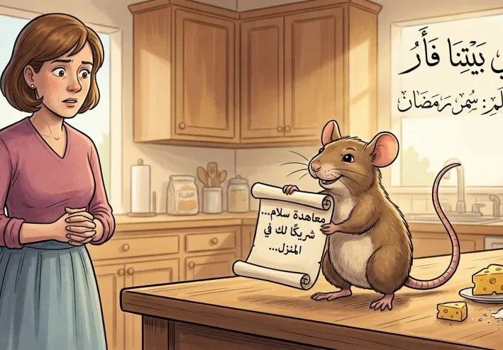 في بيتنا فأر.. معاهدة سلام وهمية أم حرب عالمية تنتهي بنهاية كوميدية؟