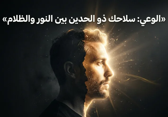 الوعي:سلاحك ذو الحدين بين النور والظلام