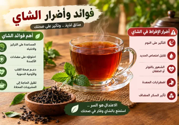 فوائد وأضرار الشاي الأحمر: دليلك لمعرفة تأثيره على الجسم.