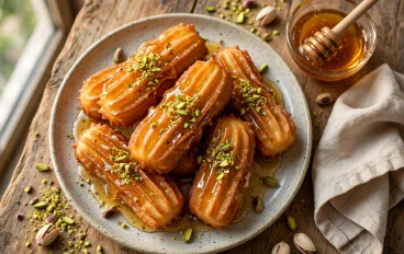 طريقة عمل بلح الشام المقرمش في المنزل بدون ما يشرب زيت