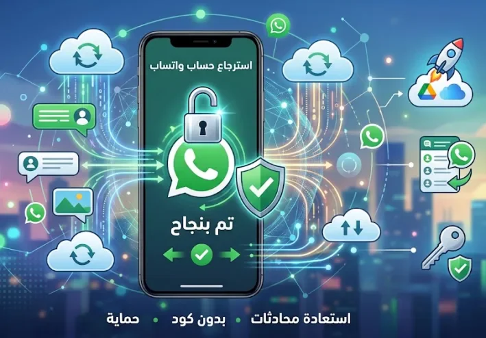 استرجاع حساب واتساب | كيفية استعادة الواتساب المحذوف أو المخترق