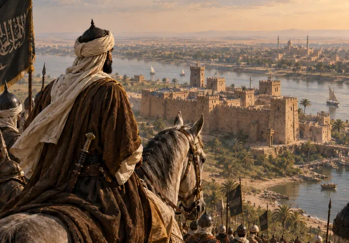 عمرو بن العاص وفتح مصر.. قصة القائد الذي غيّر مجرى التاريخ المصري