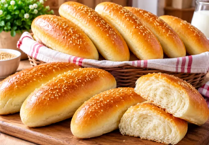 طريقة عمل العيش الفينو زي المخابز في البيت 😍 سر الطراوة والهشاشة بمكونات بسيطة!