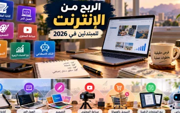 الربح من الإنترنت للمبتدئين 2026: أفضل 7 طرق حقيقية بدون رأس مال