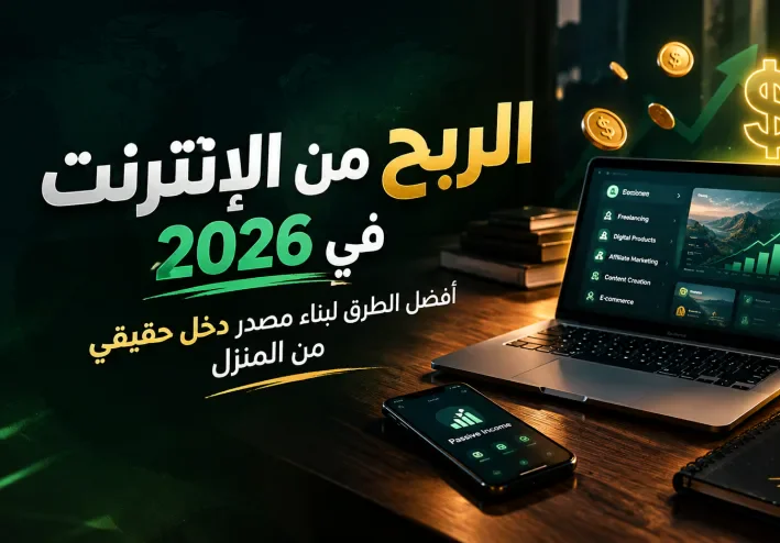 الربح من الإنترنت في 2026: أفضل الطرق لبناء مصدر دخل حقيقي من المنزل