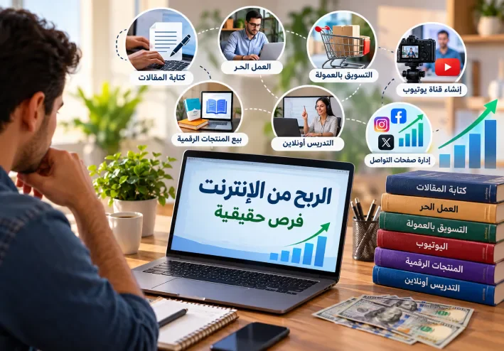 الربح من الإنترنت للمبتدئين 2026