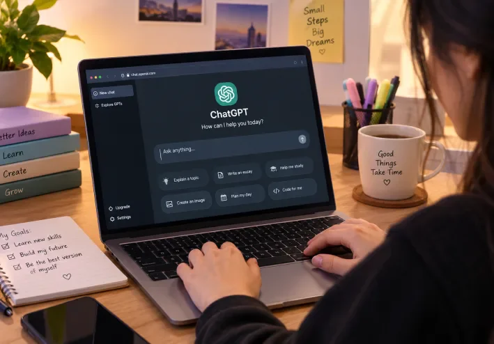 كيفية استخدام ChatGPT مجانًا للمبتدئين خطوة بخطوة.