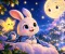 حكاية الأرنب لوز وقمر الأحلام 🌙🐰 | قصة أطفال قبل النوم | حواديت جميلة وهادئة