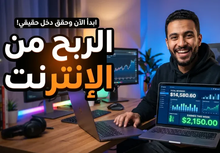 الربح من الإنترنت 2026: دليلك الشامل لتحقيق دخل حقيقي وبناء مصدر دخل من المنزل