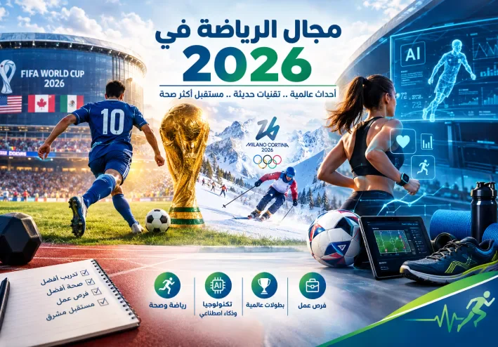 مجال الرياضة في 2026.. أحدث التطورات والأحداث الرياضية ومستقبل الرياضة
