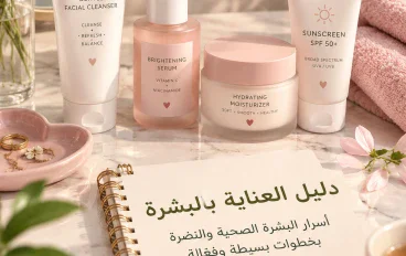 دليل العناية بالبشرة: أسرار البشرة الصحية والنضرة بخطوات بسيطة وفعّالة