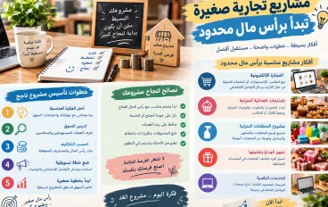 «مشاريع تجارية صغيرة تبدأ برأس مال محدود»