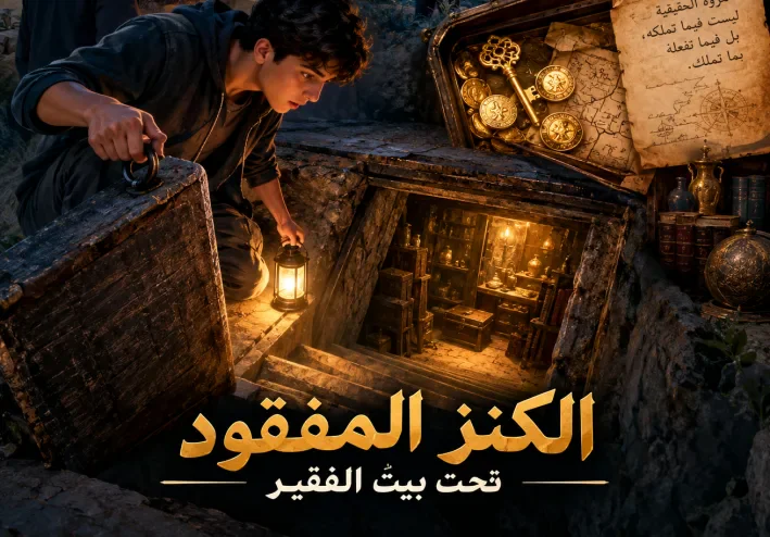 الكنز الحقيقي لم يكن الذهب.. بل سرّ غيّر حياة يوسف إلى الأبد!» ✨