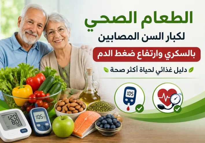 النظام الغذائي لكبار السن المصابين بالسكري وارتفاع ضغط الدم