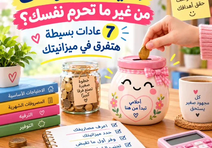 إزاي توفر فلوسك من غير ما تحرم نفسك؟ 7 عادات بسيطة هتفرق في ميزانيتك