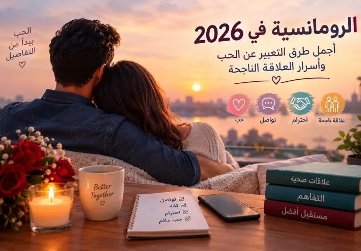 الرومانسية في 2026: أجمل طرق التعبير عن الحب وأسرار العلاقة الناجحة