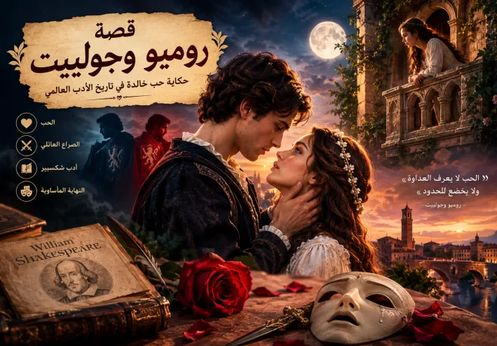 قصة روميو وجولييت كاملة وأحداثها ونهايتها المأساوية
