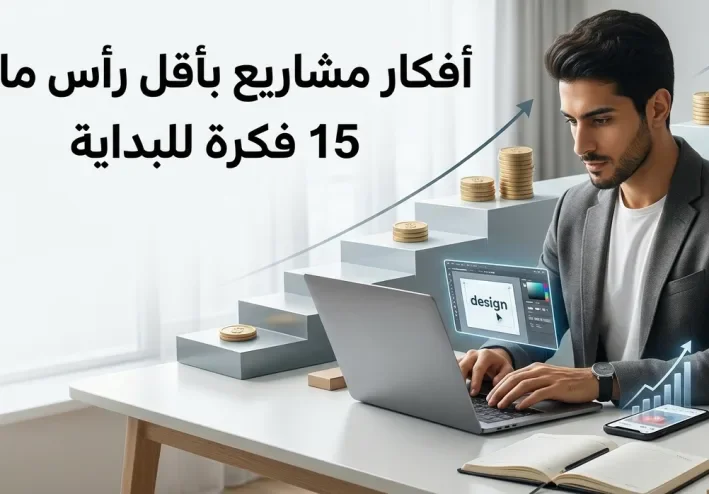 أفكار مشاريع بأقل رأس مال: 15 فكرة يمكنك البدء بها