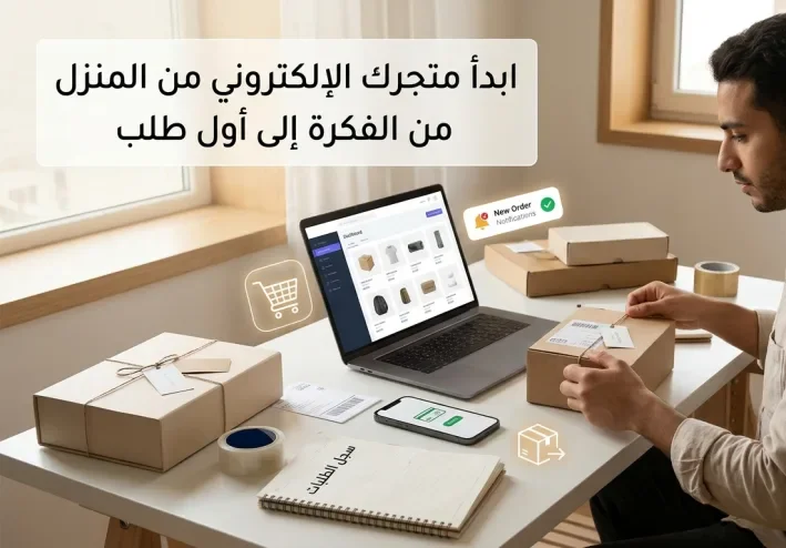 كيف تبدأ متجرًا إلكترونيًا من المنزل؟ 15 خطوة من الفكرة إلى أول طلب