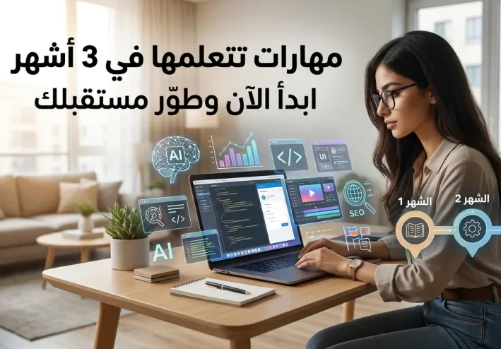 أفضل 15 مهارة يمكن تعلمها في 3 أشهر وتفيدك في العمل والدخل