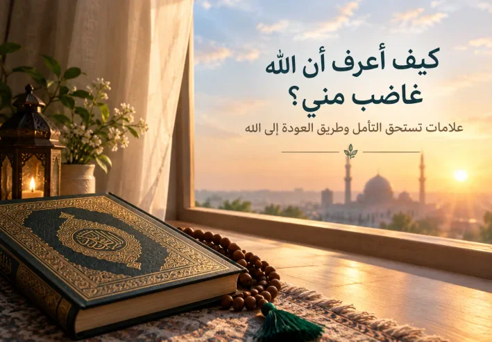 كيف أعرف ان ربنا غاضب مني؟