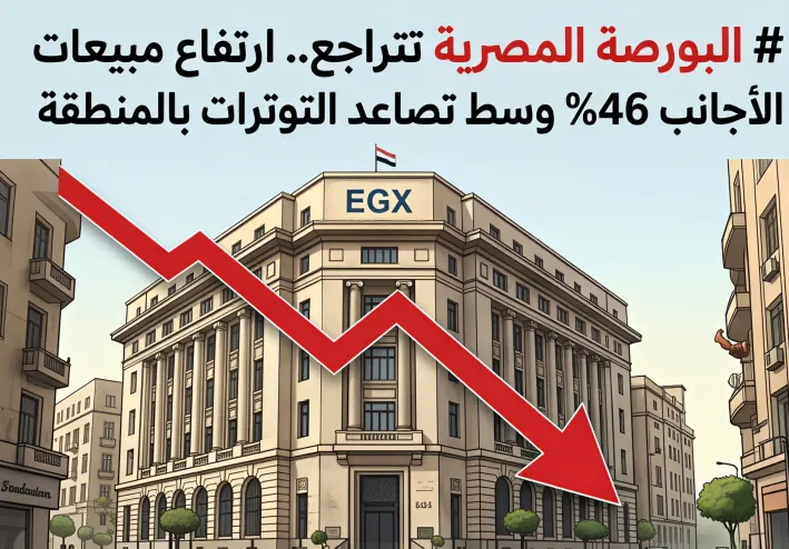 البورصة المصرية تتراجع.. هبوط EGX70 بنسبة 17% وارتفاع مبيعات الأجانب 46%
