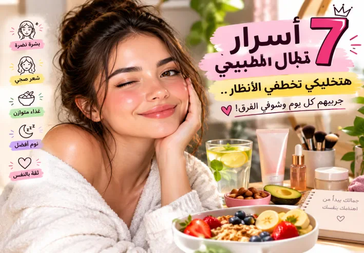 😍 7 أسرار للجمال الطبيعي هتخليكي تخطفي الأنظار.. جربيهم كل يوم وشوفي الفرق! ✨