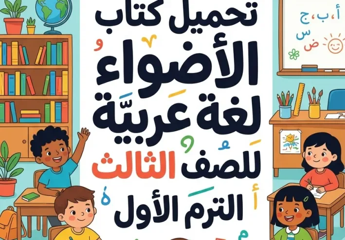 📘 تحميل كتاب الأضواء لغة عربية للصف الثالث الابتدائي 2027 PDF الترم الأول | رابط الكتاب ومميزات المراجعة